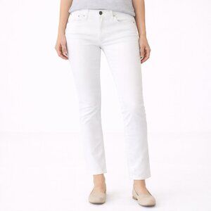 Citizens of Humanity Thompson Jeans Womens 27 White Medium Rise Skinny Crop